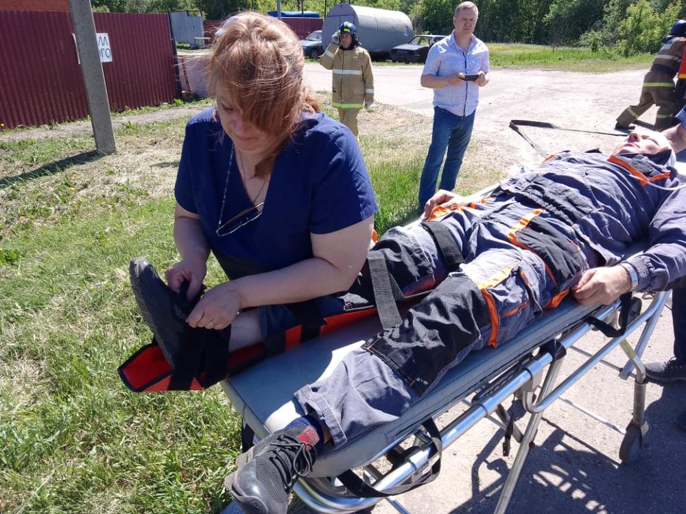 28.05.2025 года проведены КШУ по отработке оказания медицинской помощи, пострадавшим в ДТП